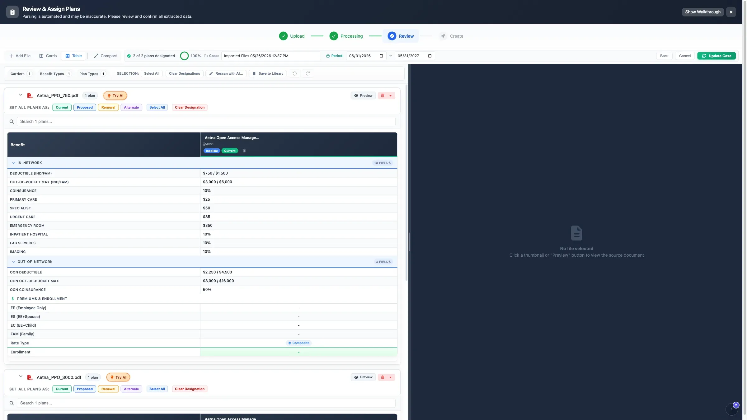 Quote & Invoice Analysis feature preview